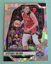2024 Panini Prizm WNBA STEFANIE DOLSON Cracked Ice Prizm #34 Washington Mystics