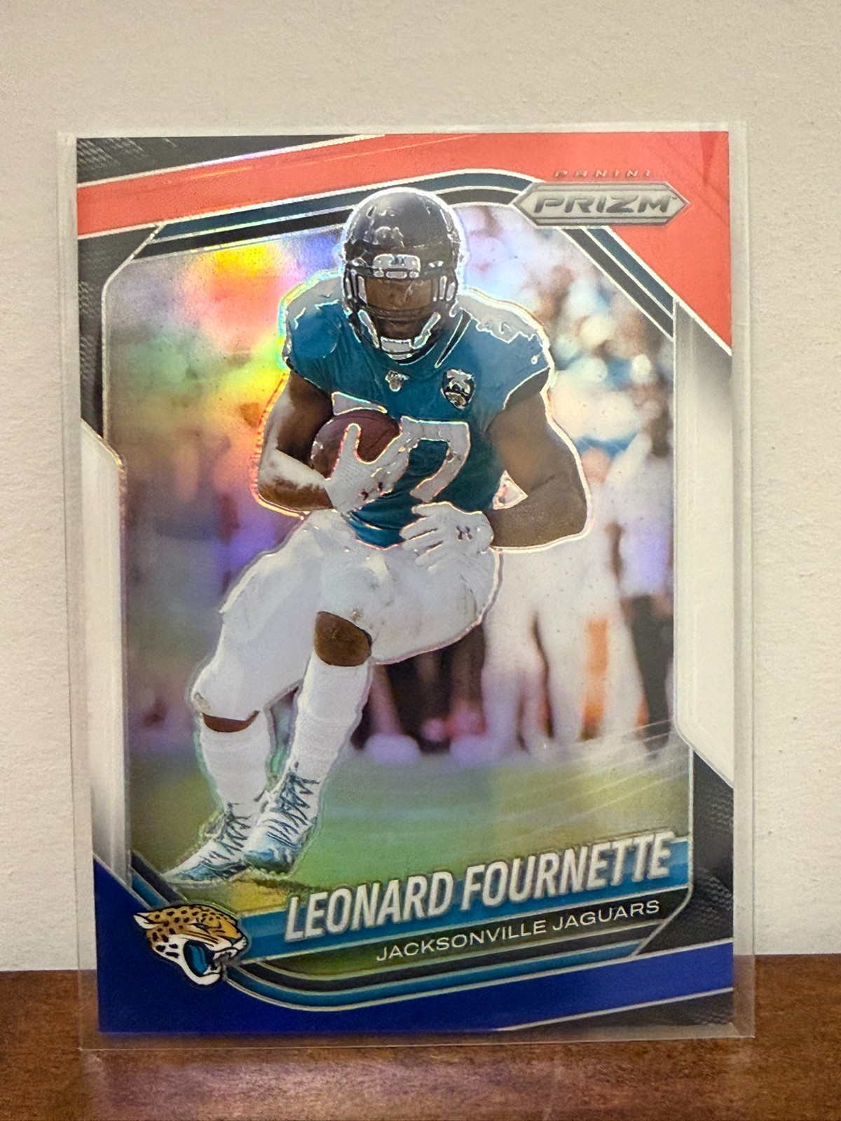 2025 Panini Prizm #37 Red White & Blue Prizm