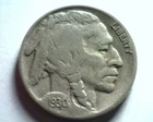1930-S BUFFALO NICKEL FINE+ F+ NICE ORIGINAL COIN FROM BOBS COINS FAST 99c SHIP