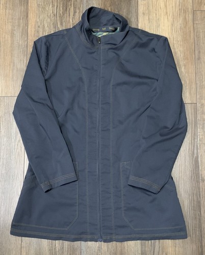 Dickies Warm-up Jacket Women’s S DK302 Pewter Scrub Poly Rayon - Picture 1 of 11