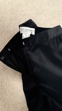 St. John Collection Women's Black Pants Size 6 Straight Leg velour