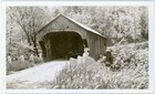 Vintage 1940 Snapshot Historic Worrall Covered Bridge Williams Rd. Rockingham VT — photo 1