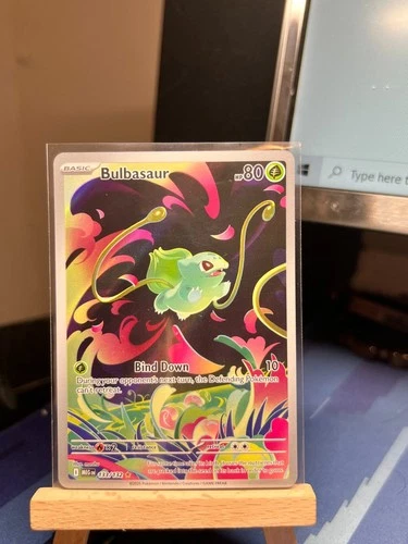 Pokémon TCG Bulbasaur Bulbasaur Holo Illustration Rare IR 133/132 NM