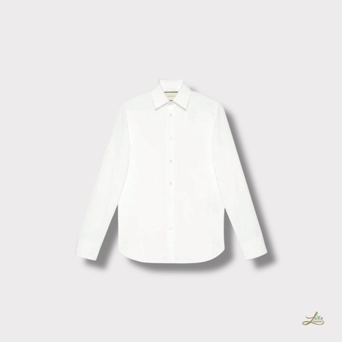Gucci Cotton Poplin Shirt Size 17+ - Picture 2 of 6