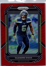 2022 Panini Prizm #260 Quandre Diggs Green