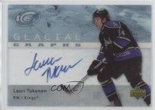 2007-08 Upper Deck Ice Glacial Graphs Lauri Tukonen #GG-LT Auto 1e15