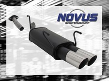 NOVUS Sportauspuff Gruppe N ESD 2x 76 mm MS-Design für Opel Astra G Caravan
