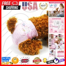 Disposable Dog Diapers Female Doggie Diapers for Puppy Dogs and Cats in Heat ...