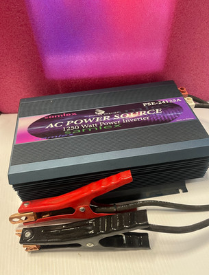 New Samlex PSE-24125A 1250 Watt Power Inverter AC Power Source