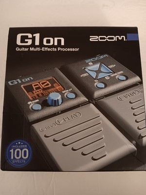 Zoom G1on Multi-Effects Guitar Effect Pedal Processor Excellent Condition