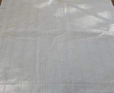 DOCOFIL Matelasse Euro Pillow Cover Sham White Line Stripes Portugal 30 X30 HV2