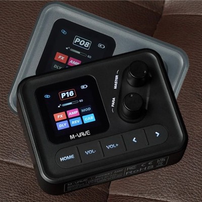 Pocket-Sized Multi-Effects Pedal, 1.54'' Color Display, USB Audio Interface