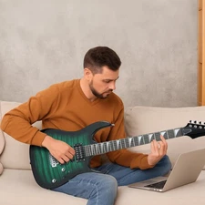 Ktaxon 170 Model 39in Electric Guitar HSH Pickups for Beginner With AMP