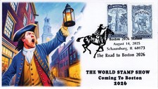 SC 6029-30, 25-326, 2025, Boston 2026, Event Cover, Pictorial Postmark, Revere