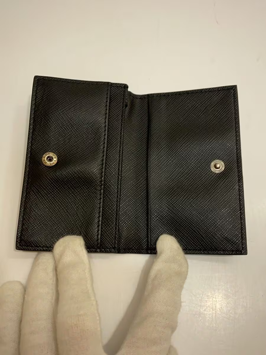 PRADA Saffiano Leather Card Case, Black, Men's, 2MC122 thumbnail 4