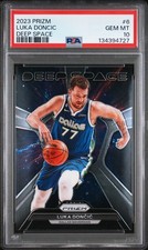 2023 PANINI PRIZM DEEP SPACE #6 LUKA DONCIC PSA 10