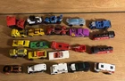 Vintage Hot Wheels & Matchbox & Other Brands Lot Of 23 Cars Trucks Trains