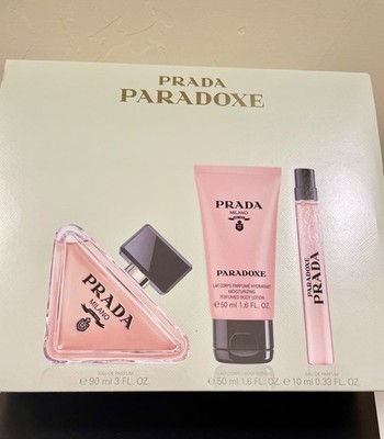 Prada Paradoxe 3pcs Giftset for Women EDP 3.0o.z & 0.33oz + body lotion 1.6oz