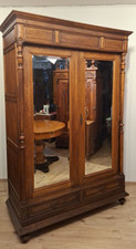 Produktbild - Wäscheschrank Kleiderschrank Schlafzimmer Antik ca. 19 Jh.