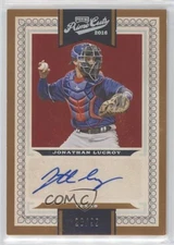 2016 Panini Prime Cuts Base VI Auto 28/99 Jonathan Lucroy #180 Auto 8d2