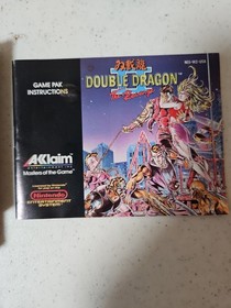 Vintage NES Games "TECMO" "DOUBLE DRAGON 2" W/booklet & Sleeve