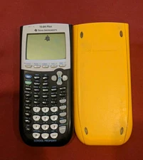 TI 84 Graphing Calculator Texas Instruments Ti-84 Plus Yellow