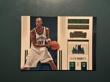 2017-18 Panini Contenders - Hall of Fame Contenders Kevin Garnett #12
