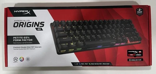 HyperX Alloy Origins 65 Mechanical Gaming Keyboard (Black) PC Xbox PS5 PS4