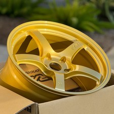 Set Of 4 Gram Lights 57cr E8 Gold 18x9.5 38mm 5x114.3mm Wheels Set Of 4 Gram Lights 57cr E8 Gold 18x9.5 38mm 5x114.3mm Wheels
