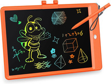 LCD Writing Tablet, 10 Inch Colorful Doodle Board Drawing Tablet, Erasable Reusa