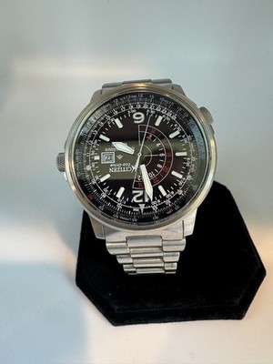 Citizen Promaster Air Nighthawk Black Men's Eco-Drive Pilot Watch BJ7000-52E