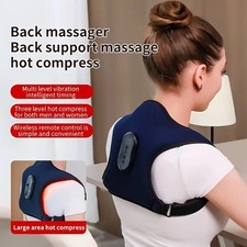 Back Massager Vibration Brace Belt Heated for Shoulder Brace Back Pain Relief 1X