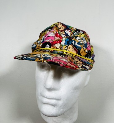 Cartoon Network Adventure Time Hat Cap Snap Back One Size Multicolor 5 Panel