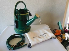 New Kate Spade Harvest Time Green Garden Watering Handbag, Crossbody Bag, Purse