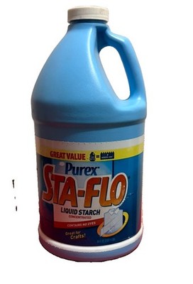 Purex Sta Flo Liquid Starch Concentrated 64 Oz Crafts Shelf Wear NEW Faded