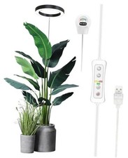 Plant Grow Light, LED Growing Light Full Spectrum for Indoor 1 Pack Black ST