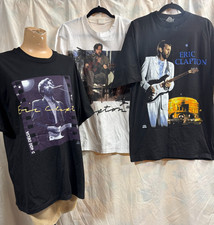 Eric Clapton 3 Vintage Concert T-Shirts Albert Hall  XL 1990s #3