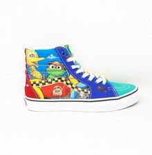 Vans Sesame Street Sk8-Hi Oscar's Taxi Service Big Bird Zapato Zapatilla Mujer NUEVO