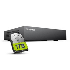 SANNCE 8 Channel 1080P Wired DVR Security System 1TB Hard Drive