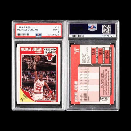 1989-90 Fleer - Michael Jordan #21 PSA 9 Mint Chicago Bulls 🔥