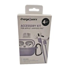 Chargeworx Accessory Kit For Apple Airpods Pro Purple