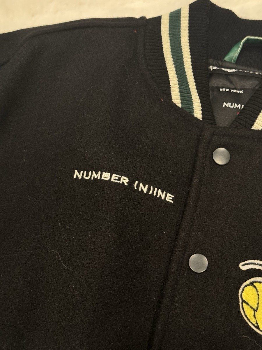Supreme Number Nine Disney Varsity Jacket Size M Black Mickey