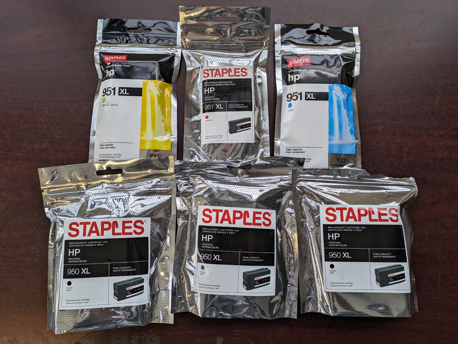 Staples Brand HP 950 & 951 XL Ink Cartridge Lot (2.5lb) eBay