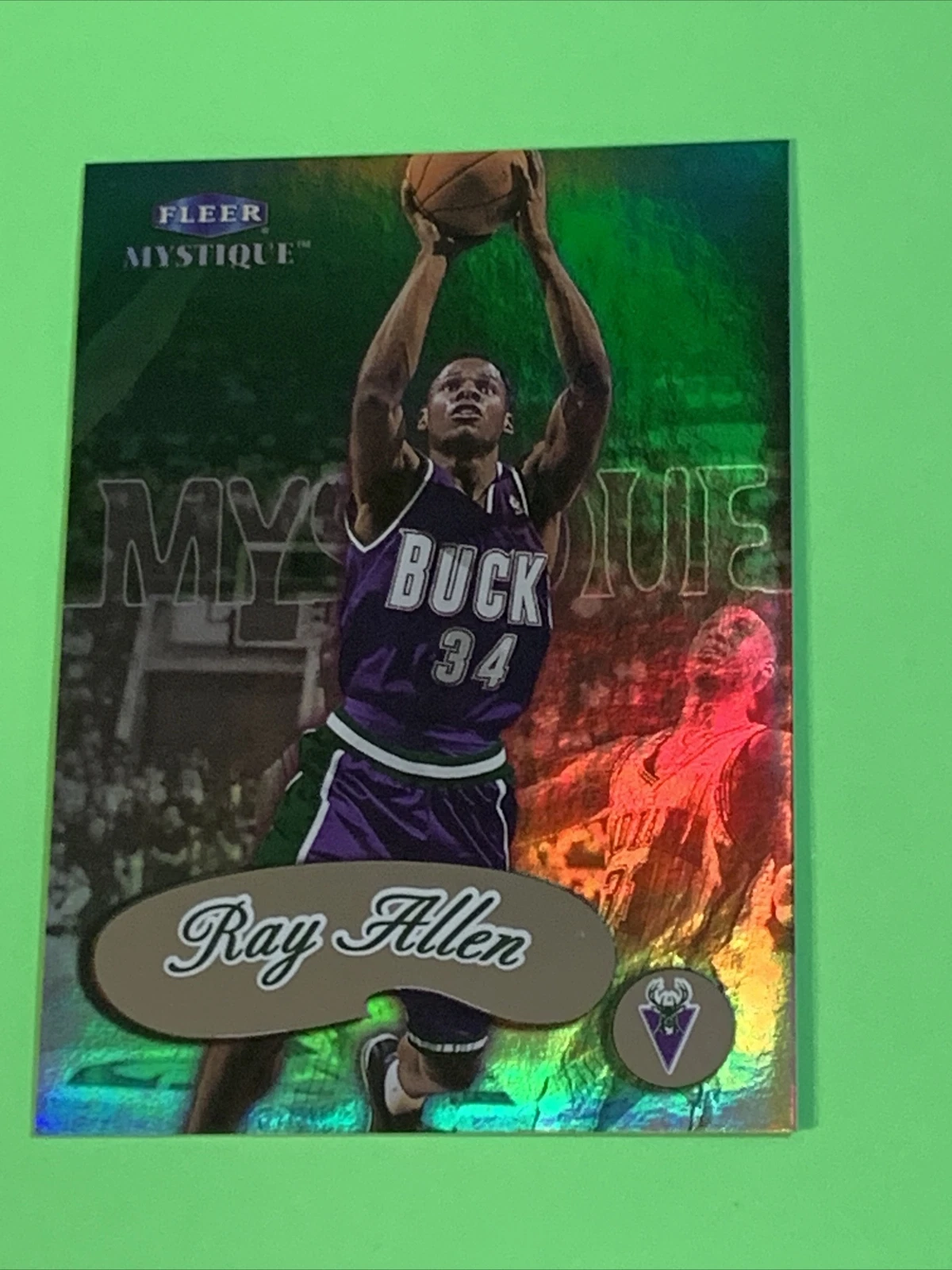 1999-00 Fleer Mystique Ray Allen #31 Milwaukee Bucks (Q)