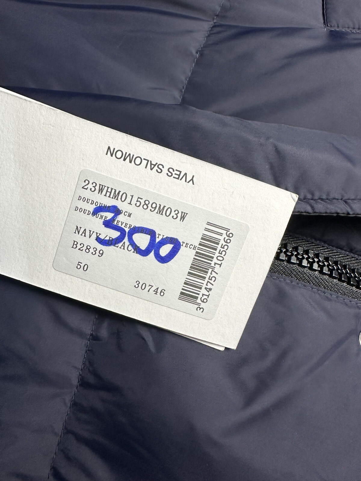 Yves Salomon doudoune reversibile puffer coat giacca 50 grande nuovo con etichette £795