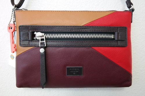 Fossil Dawson Crossbody Red Multi ZB6654995 NWT - Picture 3 of 8