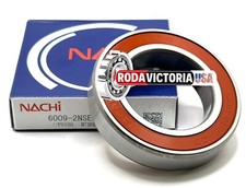 NACHI 6009 2NSE9 C3 DEEP GROOVE BALL BEARING, RUBBER SEALED 45x75x16mm 6009-2RS.