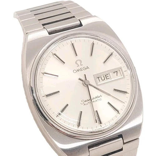 Super Mint OMEGA Seamaster Automatic Day/Date Ref.166.0216 Cal.1020 Men's Watch