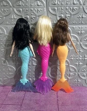 Barbie Hybrid Mermaid Dreamtopia Fashionistas Dolls Made to move Heads Lot #3