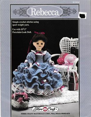 Rebecca Crochet Doll Clothes | Fibre Craft FCM242